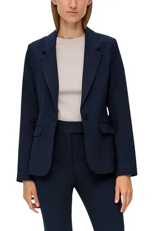 QS by s.Oliver Korte blazer met klepzakken aan de voorkant