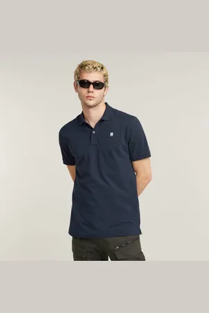G-Star Poloshirt Dunda slim fit Logo-embossing op de borst