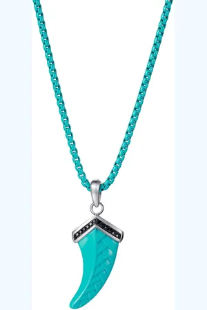 Firetti Ketting met hanger Sieraad cadeau roestvrij staal halssieraad halsketting tanden