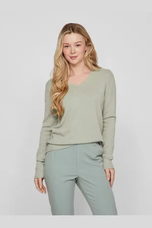 VILA Trui met V-hals VIRIL V-NECK L/S KNIT TOP - NOOS