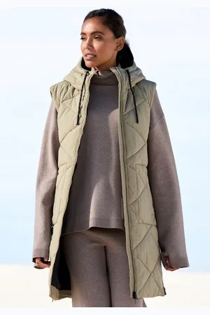 ELBSAND Bodywarmer met een capuchon