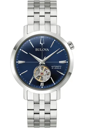 BULOVA Automatisch horloge Horloge, herenhorloge, mechanisch horloge, leren band, analoog