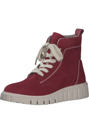 Tamaris Veterschoenen sleehak, veterschoenen, enkellaars met extra binnenrits