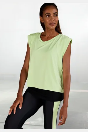 Lascana 2-in-1-shirt -Sportshirt Sportshirt in dubbele laag look