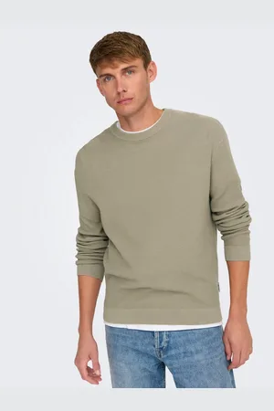 Only & Sons Trui met ronde hals ONSTONY DS 12 LS WAFFLE CREW KNIT