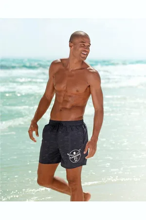 CHIEMSEE Zwemshort Mêlee met logoprint, zijzakken