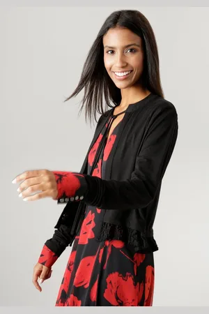Aniston Bolero met elegante kantafwerking