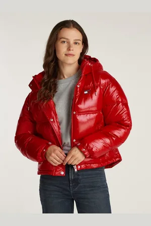 Tommy Hilfiger Gewatteerde jas in glanzende look