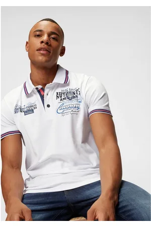 Bruno Banani Poloshirt Korte mouwen, lichaamsnauwkeurige pasvorm, van katoenmix