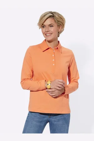 Casual Looks Poloshirt met lange mouwen Poloshirt (1-delig)