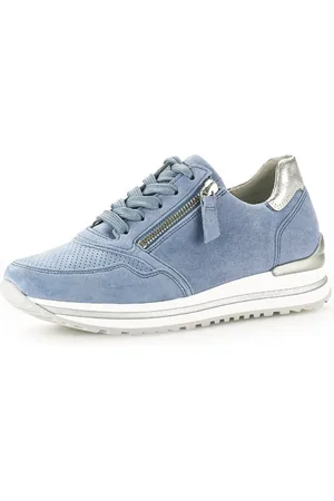 Gabor Sneakers met sleehak Turijn met perforatiepatroon, breedte h, vrijetijdsschoen, lage schoen, veterschoen