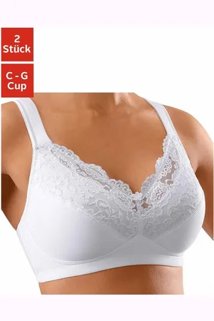 Petite Fleur Soft-bh zonder beugels met comfortabele schouderbandjes (Set van 2)