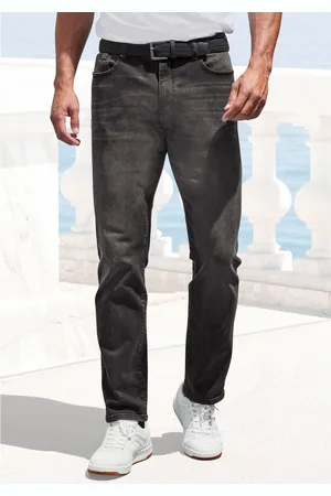 john devin 5-pocket jeans Straight-fit Jeans in elastische denimkwaliteit
