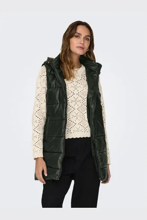 ONLY Bodywarmer ONLNEWANJA FAUX LEATHER WAISTCOAT CC OTW
