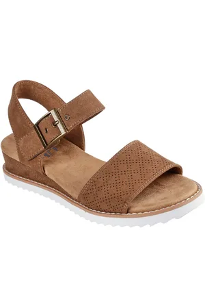 Skechers Sleehaksandaaltjes Desert Kiss Sandaal, wedge, zomerschoen in vegan uitvoering