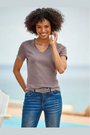 Heine Shirt met V-hals Shirt (1-delig)