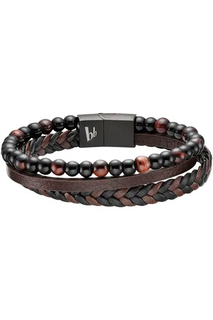 Bruno Banani Leren armband Sieraad cadeau armband, B4096B/20/00/21