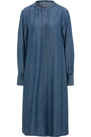 Lieblingsstück Jeans jurk ErindaL met kleine knop aan de hals