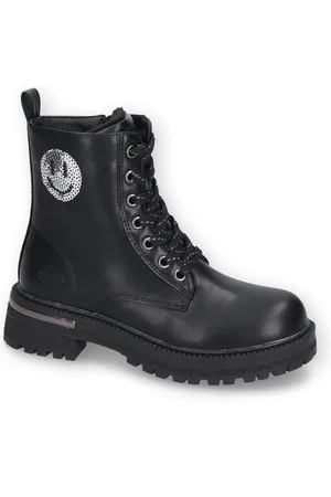 Dockers Veterlaarzen Chunky laarzen, biker boots plateaulaarzen met blokhak