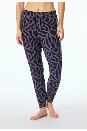 Schiesser Loungebroek "Mix+Relax" met opvallend printmotief