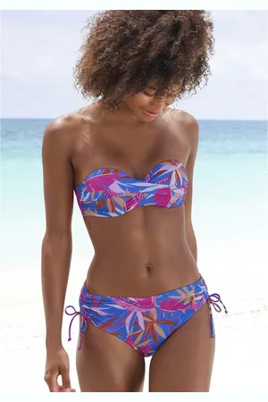 Buffalo Beugelbikinitop in bandeaumodel Soleil met gedraaide look