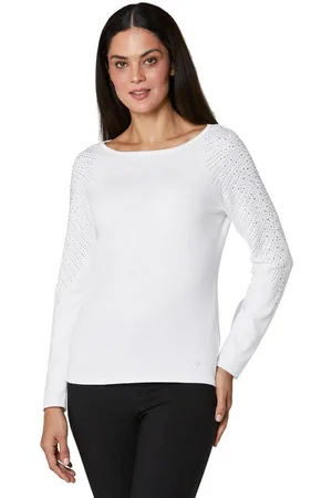CREATION L PREMIUM Gebreide Trui van viscose lyocell