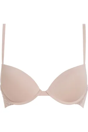 Calvin Klein Push-up-bh PUSH UP PLUNGE met logo-print op de bandjes