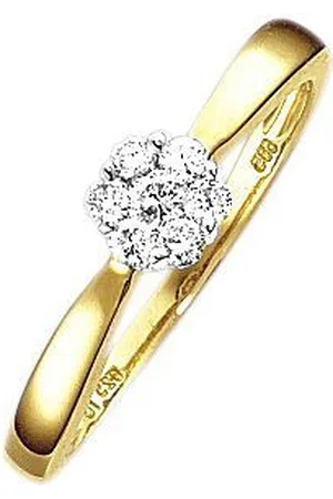 Firetti Solitaire ring Sieraad cadeau 585 damesring verlovingsring goudring LIEFDE