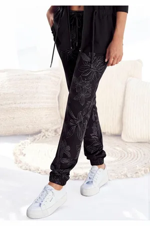 Lascana Loungebroek met bloemen alloverprint, loungepak