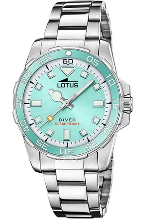 Lotus Kwartshorloge Polshorloge, dameshorloge, roestvrijstalen armband, tot 10 bar waterdicht
