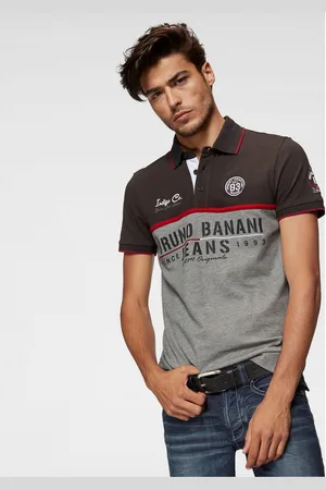 Bruno Banani Poloshirt Korte mouwen, lichaamsnauwkeurige pasvorm, met polokraag