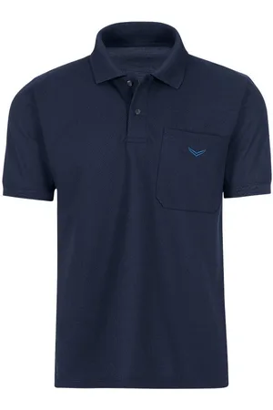 Trigema Poloshirt poloshirt met borstzak (1-delig)