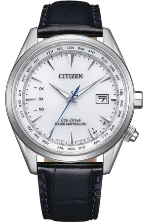 Citizen Radiografisch horloge Polshorloge, herenhorloge, solar, leren band, saffierglas, datum