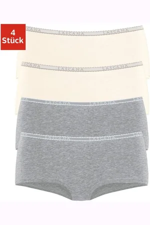 Lascana Hipster elastische katoenkwaliteit (4 stuks, Set van 4)