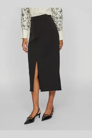VILA Maxirok VIVARONE HW LONG SKIRT - NOOS