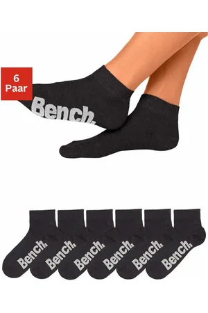 Bench Korte sokken met comfortabele ribboorden (set, 6 paar)