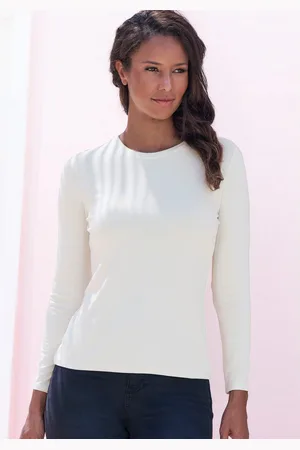 Lascana Shirt met lange mouwen Van zachte viscose-stretch van zachte viscosekwaliteit