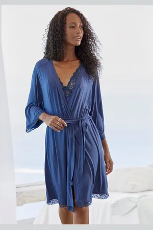 Lascana Kimono met mooie kanten inzetten