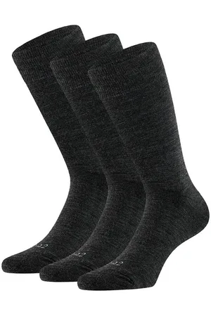 Apollo Basic sokken Unisex met borduursel en zachte merinowol (Set van 3)