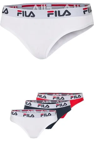 Fila Brazilian slip met elastische logoband (Set van 3)