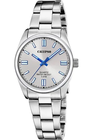 Calypso Kwartshorloge Basic Horloge, dameshorloge, stalen band, analoog