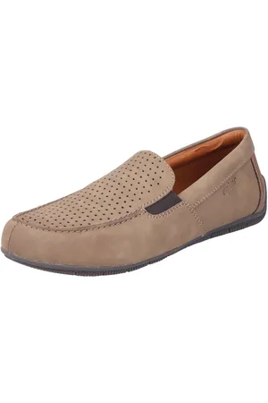 Rieker Mocassins Slipper, loafer, comfort schoen met geperforeerde schacht