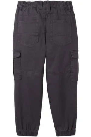 TOM TAILOR Cargobroek met stretch-aandeel en boorden