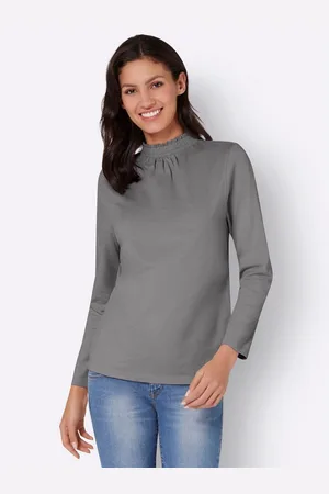 Classic Basics Shirt met staande kraag Shirt met opstaand kraagje (1-delig)