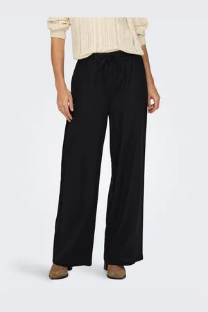 JDY Linnen broek SAY LINEN HW WIDE PANT WVN NOOS