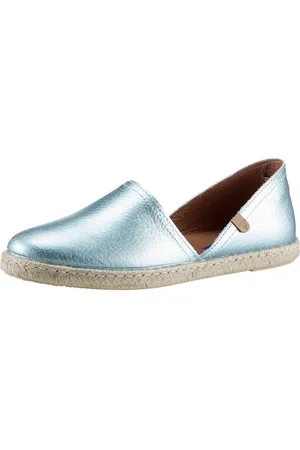 Verbenas Espadrilles CARMEN NUCLEO METAL , slipper, zomerschoen, strandschoen in metallic look