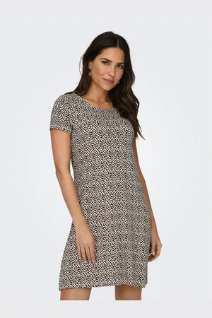 ONLY Mini-jurk ONLBERA BACK LACE UP S/S DRESS JRS NOOS
