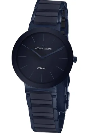 Jacques Lemans Keramisch horloge Monaco, 42-7W Quartz horloge, armbanduhr, dameshorloge, gehard Crystex-glas