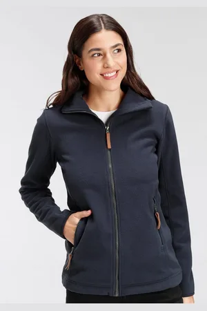 Polarino Fleecejack voor koude dagen, van fleece, casual look
