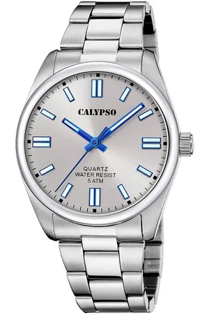 Calypso Kwartshorloge Basic Horloge, herenhorloge, stalen band, analoog
